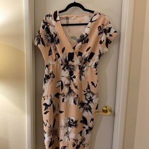 Knees length maternity dress